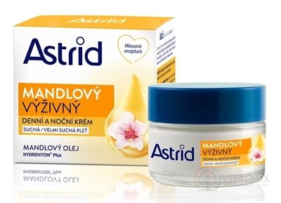 ASTRID MANDLOVÝ VÝŽIVNÝ denní a noční krém suchá a velmi suchá pleť 1x50 ml