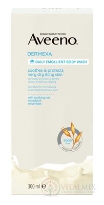Aveeno DERMEXA Daily emollient body wash emoční sprchový gel 1x300 ml