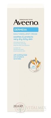 Aveeno DERMEXA Daily emollient cream emolienční tělový krém 1x200 ml
