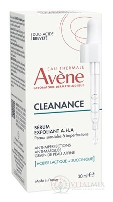 AVENE CLEANANCE AHA Exfoliační SÉRUM pleť se sklonem k nedokonalostem 1x30 ml