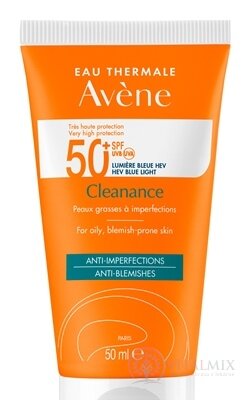 AVENE CLEANANCE SPF50+ ANTI-BLEMISHES sluneční ochrana, citlivá pokožka se sklonem k akné 1x50 ml
