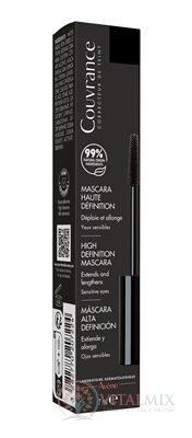 AVENE COUVRANCE SPIRÁLA HIGH DEFINITION černá řasenka, prodlužující, citlivé oči 1x7 ml
