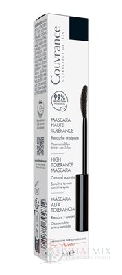 AVENE COUVRANCE SPIRÁLA s vysokou snášenlivostí černá řasenka, velmi citlivé oči (inov. 2024) 1x7 ml