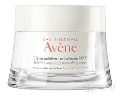 AVENE CREME NUTRITIVE REVITALISANTE RICHE revitalizační velmi výživný krém, citlivá pleť 1x50 ml