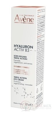 AVENE HYALURON ACTIV B3 Oční krém s trojím účinkem 1x15 ml