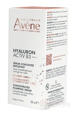 AVENE HYALURON ACTIV B3 Sérum koncentrované vyhlazující 1x30 ml