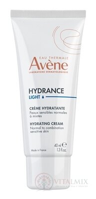 AVENE HYDRANCE Lehký hydratační KRÉM normální až smíšená citlivá pleť 1x40 ml