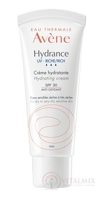 AVENE HYDRANCE UV-RICHE CRÈME HYDRATANTE SPF30 hydratační krém SPF30 1x40 ml