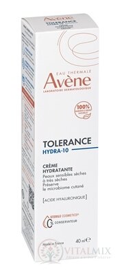 AVENE TOLERANCE HYDRA-10 Hydratační krém 1x40 ml
