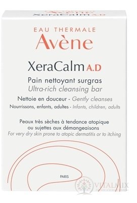 AVENE XeraCalm AD PAIN NETTOYANT SURGRAS mycí kostka, ultra vyživující 1x100 g