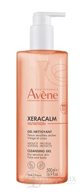 AVENE XERACALM NUTRITION Mycí gel pro suchou citlivou pokožku 1x500 ml