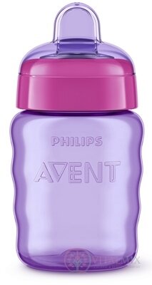 AVENT HRNEK Klasik 260 ml od 9 měsíců. silikonový náustek, holka, 1x1 ks