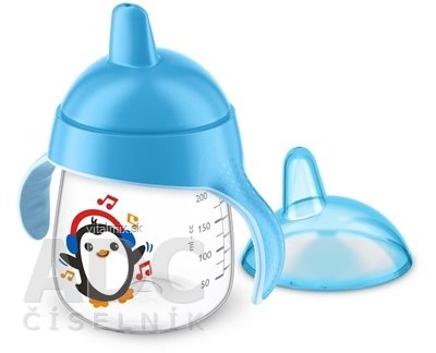 AVENT HRNEK Premium 260 ml s držadly od 12 měsíců, tvrdý náustek, chlapec, 1x1 ks
