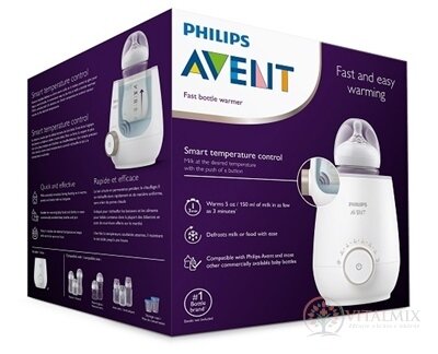 AVENT OHŘÍVAČ LAHVÍ A DĚTSKÉ STRAVY (SCF358) neobsahuje láhev 1x1 ks