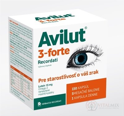 AVILUT 3-forte Recordati cps 15x10 ks (150 ks)