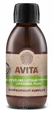 AVITA B9 KYSELINA LISTOVÁ liposome PLUS fosfolipidů komplex 1x200 ml