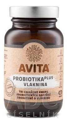 AVITA probiotik PLUS Vláknina tbl 1x60 ks