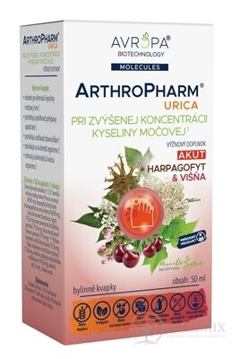 AVROPA ArthroPharm Urica bylinné kapky 1x50 ml