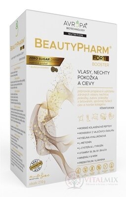 AVROPA BeautyPharm Forte prášek, malinová příchuť 1x210 g