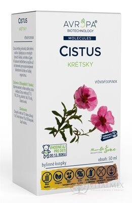 AVROPA Cistus krétský bylinné kapky 1x50 ml