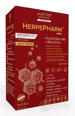AVROPA HerpePharm HPV prášek, bez příchutě 1x210 g