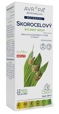 AVROPA Jitrocelový bylinný sirup 1x200 ml