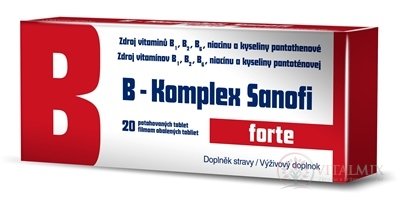 B-Komplex forte Zentiva tbl flm 1x20 ks