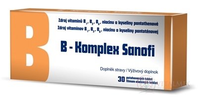 B-Komplex Zentiva tbl flm 1x30 ks