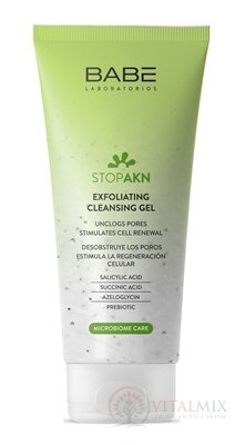 BABÉ AKNÉ Exfoliační čistící gel (Exfoliating Cleansing gel) 1x200 ml