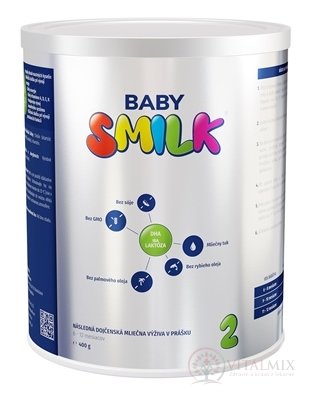 BABYSMILK 2 následná kojenecká mléčná výživa v prášku (6 - 12 měsíců) 1x400 g