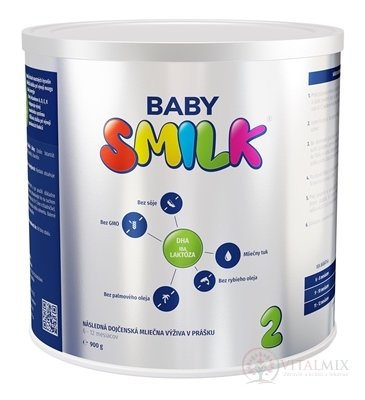 BABYSMILK 2 následná kojenecká mléčná výživa v prášku (6 - 12 měsíců) 1x900 g
