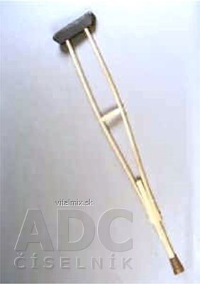 Berle DŘEVĚNÁ Podpažní VELKÁ 128 cm 1x1 ks