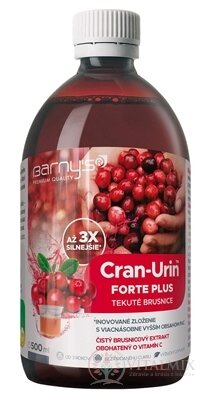 Barny's CRAN-URIN FORTE PLUS tekuté brusinky 1x500 ml