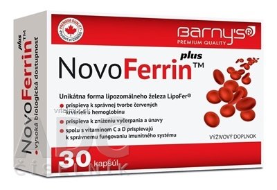 BARNY&#39;S NovoFerrin plus cps 1x30 ks