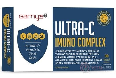 BARNY'S ULTRA-C imunitě COMPLEX cps 1x30 ks