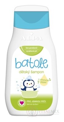BATOLE DĚTSKÝ ŠAMPON s olivovým olejem 1x200 ml