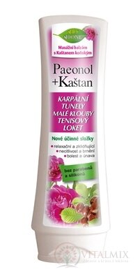 BC BIO Masážní balzám Paeonol + Pakaštan bylinný balzám - karpální tunely 1x130 ml