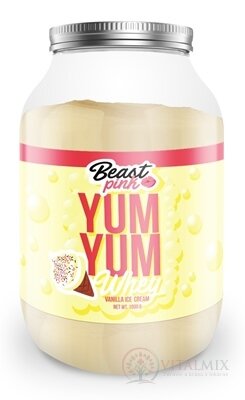 BeastPink Yum Yum Whey PROTEIN vanilla ice cream, syrovátkový proteinový prášek 1x1000 g