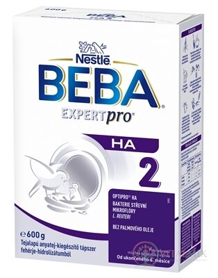 BEBA EXPERT pro HA 2 následná mléčná výživa (od ukonč. 6. měsíce) 1x600 g