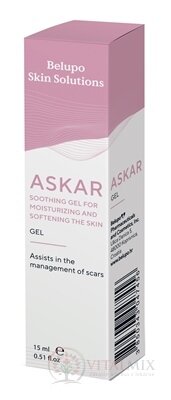 BELUPO SKIN SOLUTIONS ASKAR zklidňující gel pro hydrataci a změkčení kůže 1x15 ml