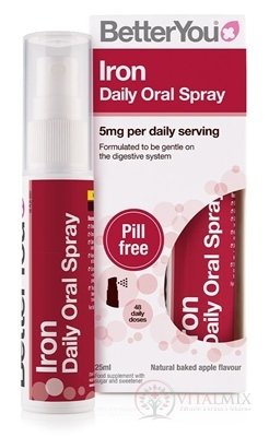 Better You ŽELEZO 5 mg orální sprej 1x25 ml
