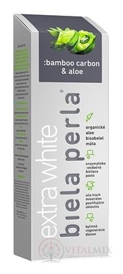 Bílá perla Bamboo carbon &amp; aloe zubní pasta 1x75 ml