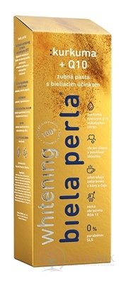 Bílá perla Kurkuma + Q10 zubní pasta 1x75 ml