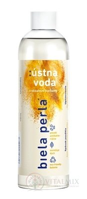 Bílá perla ústní voda s obsahem kurkumy 1x250 ml