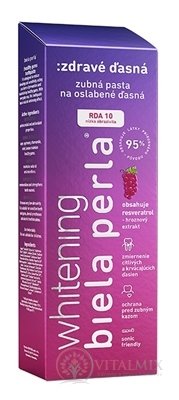 Bílá perla Zdravé dásně whitening zubní pasta 1x75 ml