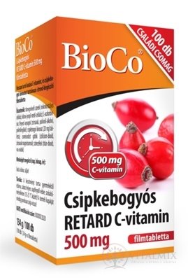 Biocel Vitamín C RETARD 500 mg s plodem šipky tbl 1x100 ks
