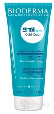 BIODERMA ABCDerm Cold Cream (V2) výživný tělový krém (inov.2019) 1x200 ml