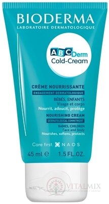 BIODERMA ABCDerm Cold Cream výživný ochranný pleťový krém 1x45 ml