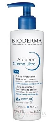 BIODERMA Atoderm Krém Ultra hydratační a ultra výživný, neparfémovaný 1x200 ml