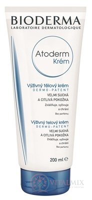 BIODERMA Atoderm KRÉM výživný tělový (v tubě) 1x200 ml